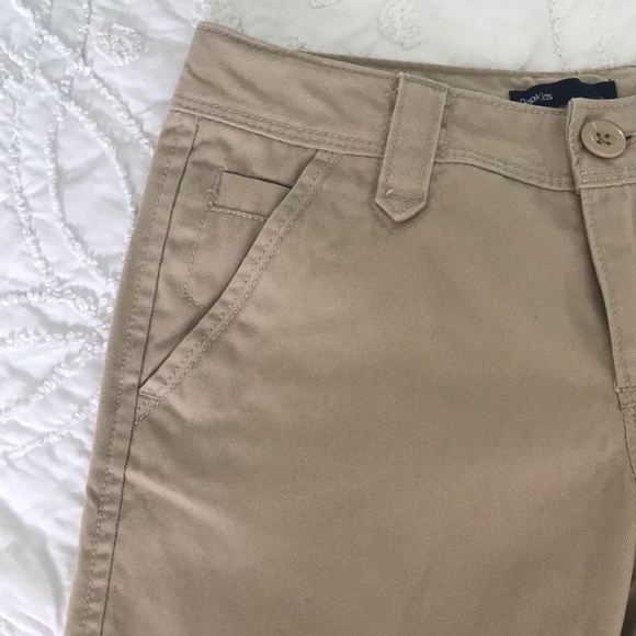 Gap Kids khaki Bermuda Shorts Girls size 10 - Picture 2 of 9
